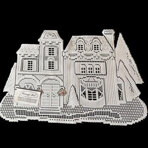 Heritage Lace Manor Placemat White House Floral Lace Cottagecore Linens Decor